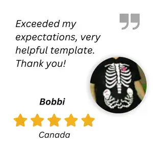FiboTemplates testimonial section featuring real customer