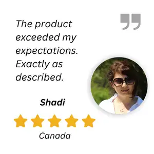 Photo of a satisfied FiboTemplates customer sharing a testimonial